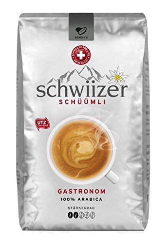 Schwiizer Schüümli Gastronoman, ganze Kaffeebohnen