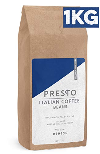 Presto KaffeeBohnen – Espresso Bohnen (1 x 1kg)