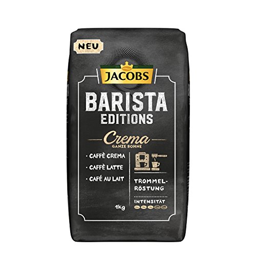 Jacobs Barista Editions Crema, Kaffee Ganze Bohne, 1 kg