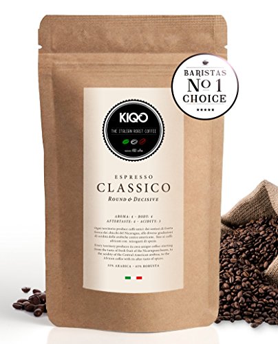 KIQO Classico Espresso aus Italien (500g – ganze Bohnen)